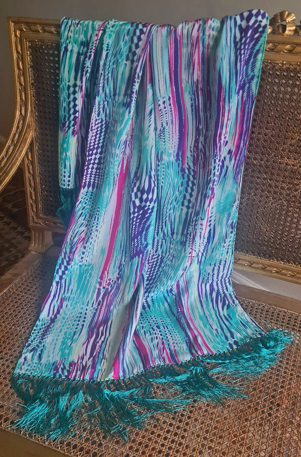 Flora Silk Shawl